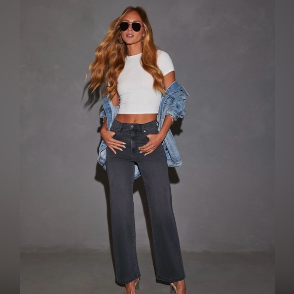 VICI - Icon Super Stretch High Rise Straight Jeans - Picture 6 of 8